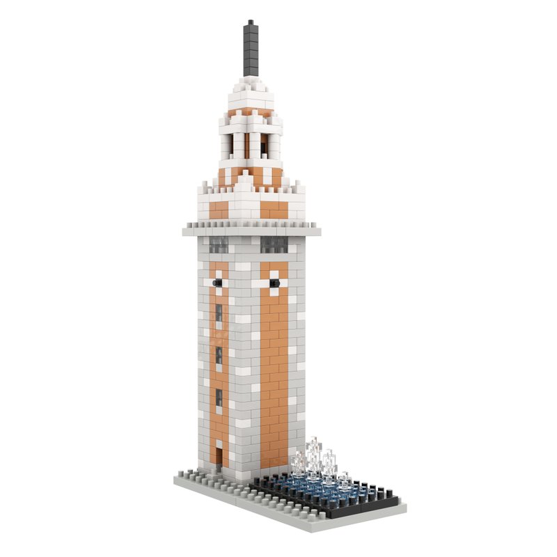 Archbrick 香港前九广铁路钟楼微积木 - 摆饰 - 塑料 多色
