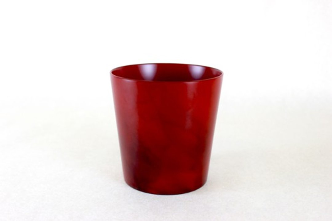 Murakumo Cup L Zhu - 耳环/耳夹 - 木头 