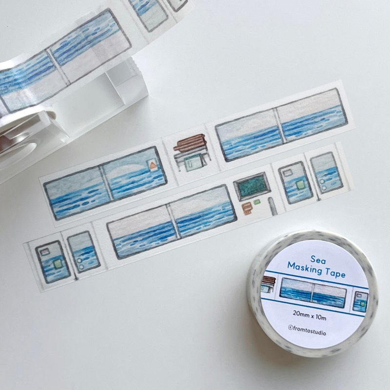 海洋系列和纸胶带 - 纸胶带 - 其他材质 