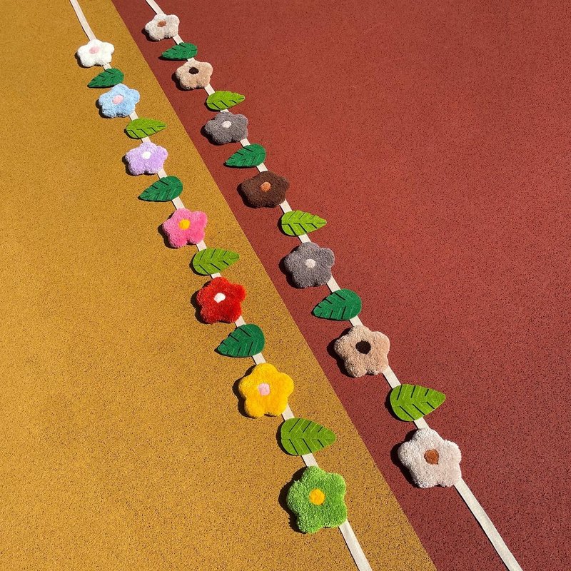 可爱花花挂墙房间装饰 - 墙贴/壁贴 - 棉．麻 咖啡色