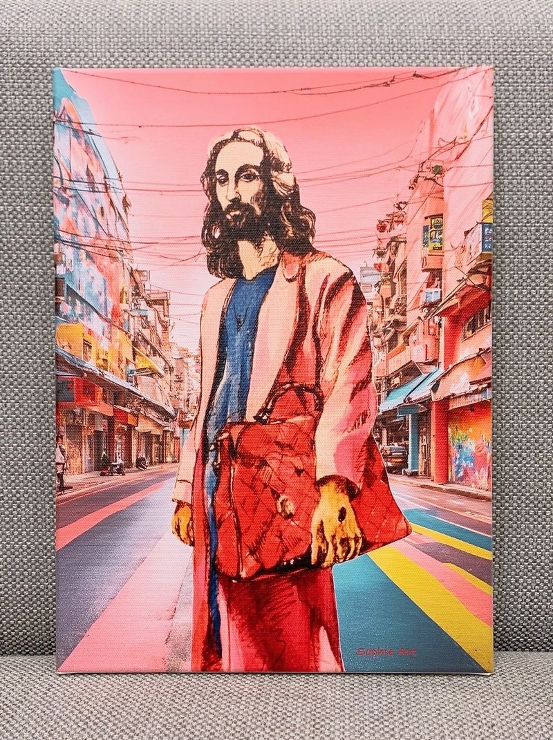 Jesus Fashion 时尚耶稣 挂画 基督教 送礼 礼物 苏妃艺术 - 海报/装饰画/版画 - 木头 