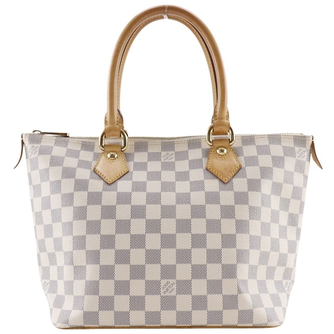【日本直送】路易威登 LOUIS VUITTON Saleya PM 手提包 N51186 Damier Azur 帆布 白色 VI2037 女仕【二手】 - 手提包/手提袋 - 人造皮革 白色