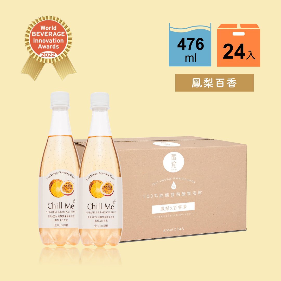 宅配专区【凤梨百香】纯酿双果醋气泡饮 24入(476ml) - 醋/水果醋 - 其他材质 