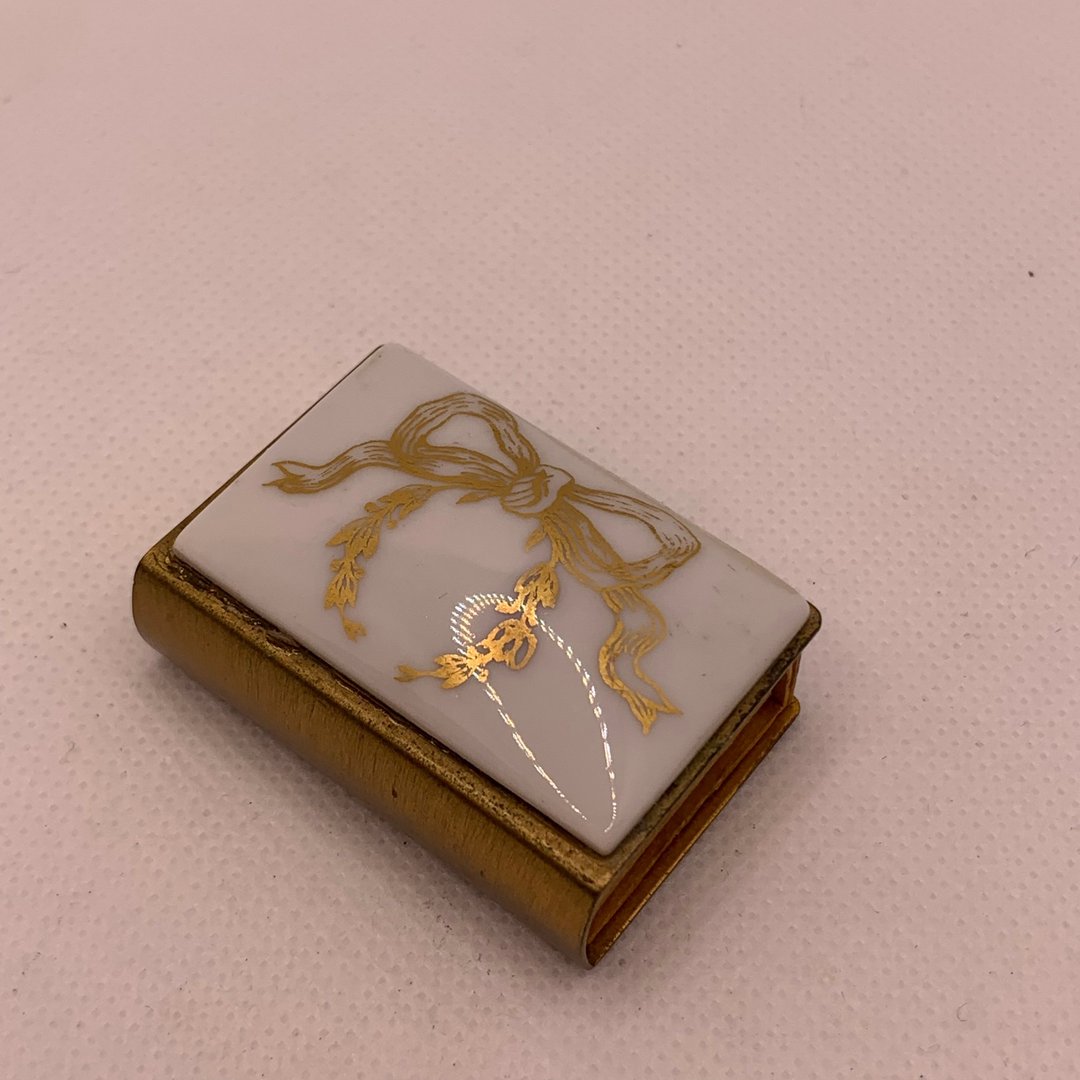 Vintage Limoges France 火材盒 饰品盒 - 其他 - 其他金属 