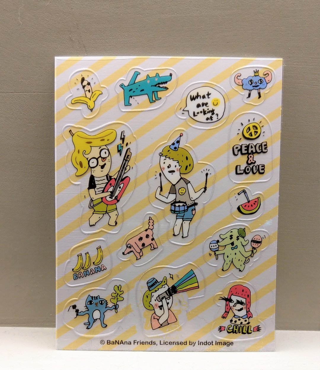 阿蕉 - 角色透明贴纸 - 贴纸 - 纸 透明