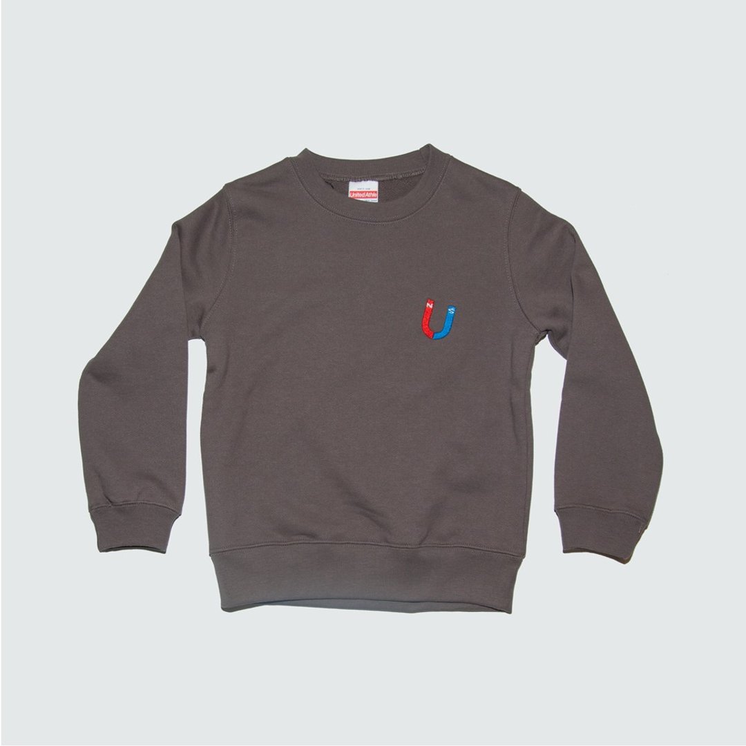 Kids U-shaped magnet sweatshirt Kids 110cm, 130cm, 150cm Tcollector - 其他 - 棉 咖啡色