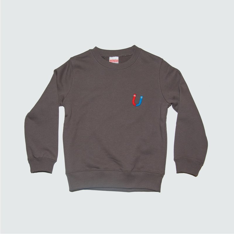 Kids U-shaped magnet sweatshirt Kids 110cm, 130cm, 150cm Tcollector - 其他 - 棉．麻 咖啡色