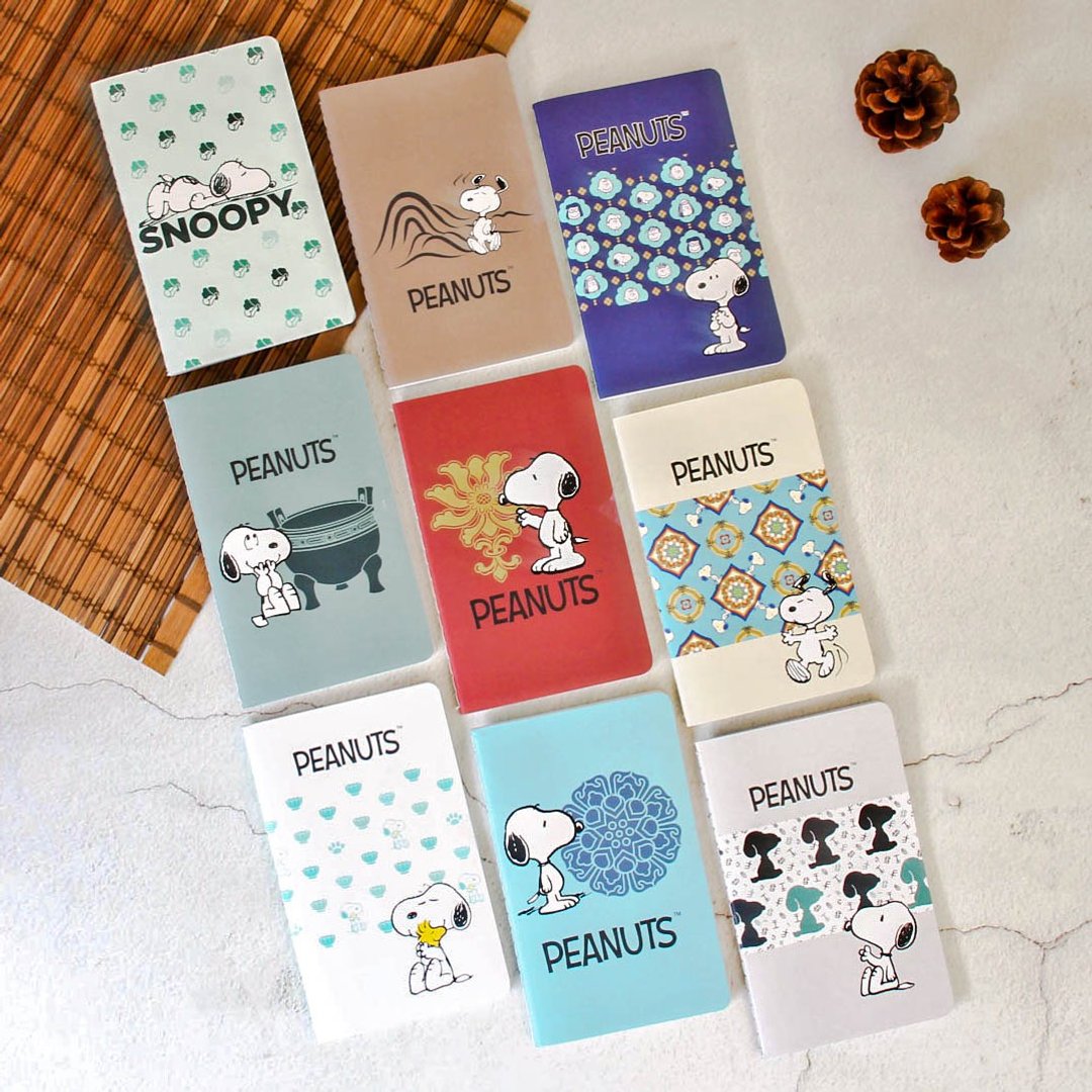 故宫xSnoopy 64k手心笔记本(九件组) - 笔记本/手帐 - 纸 