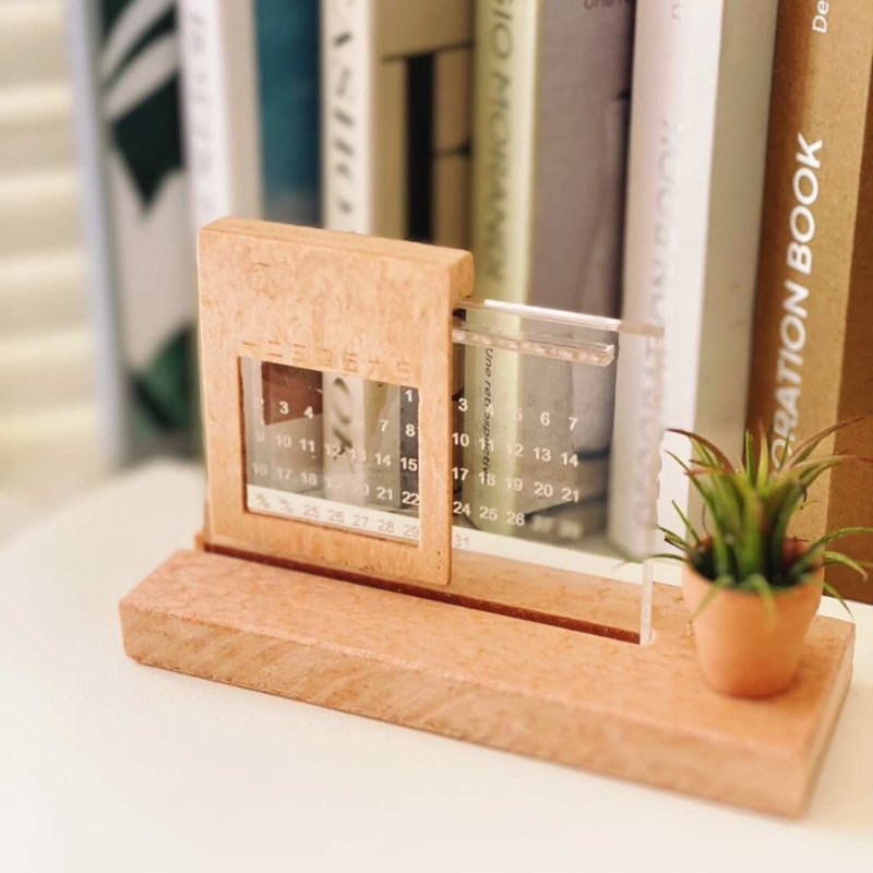 塑木万年历 环保永续商品 - 摆饰 - 塑料 