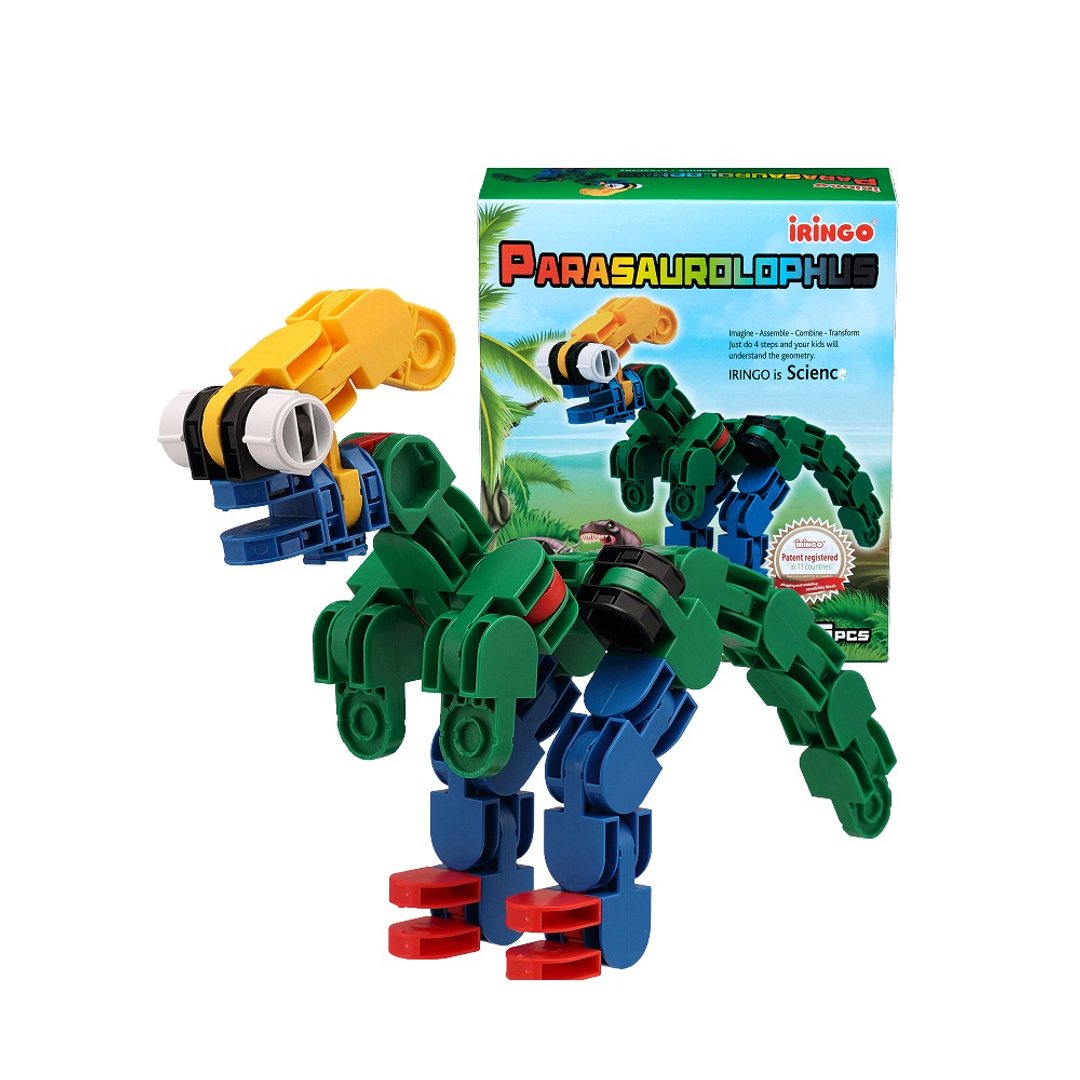 韩国iRingo 百变创意3D积木-侏罗纪公园系列(副栉龙) - 玩具/玩偶 - 塑料 多色