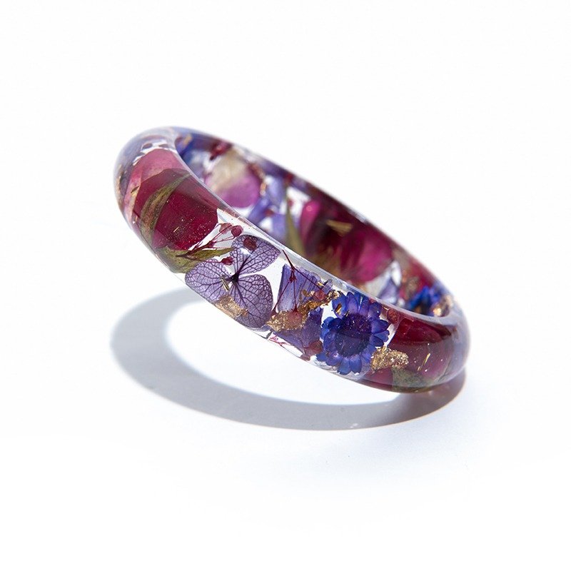 爱丽丝系列 【紫色微笑】 - Cloris Gift 永绽花手镯 - 手链/手环 - 植物．花 紫色