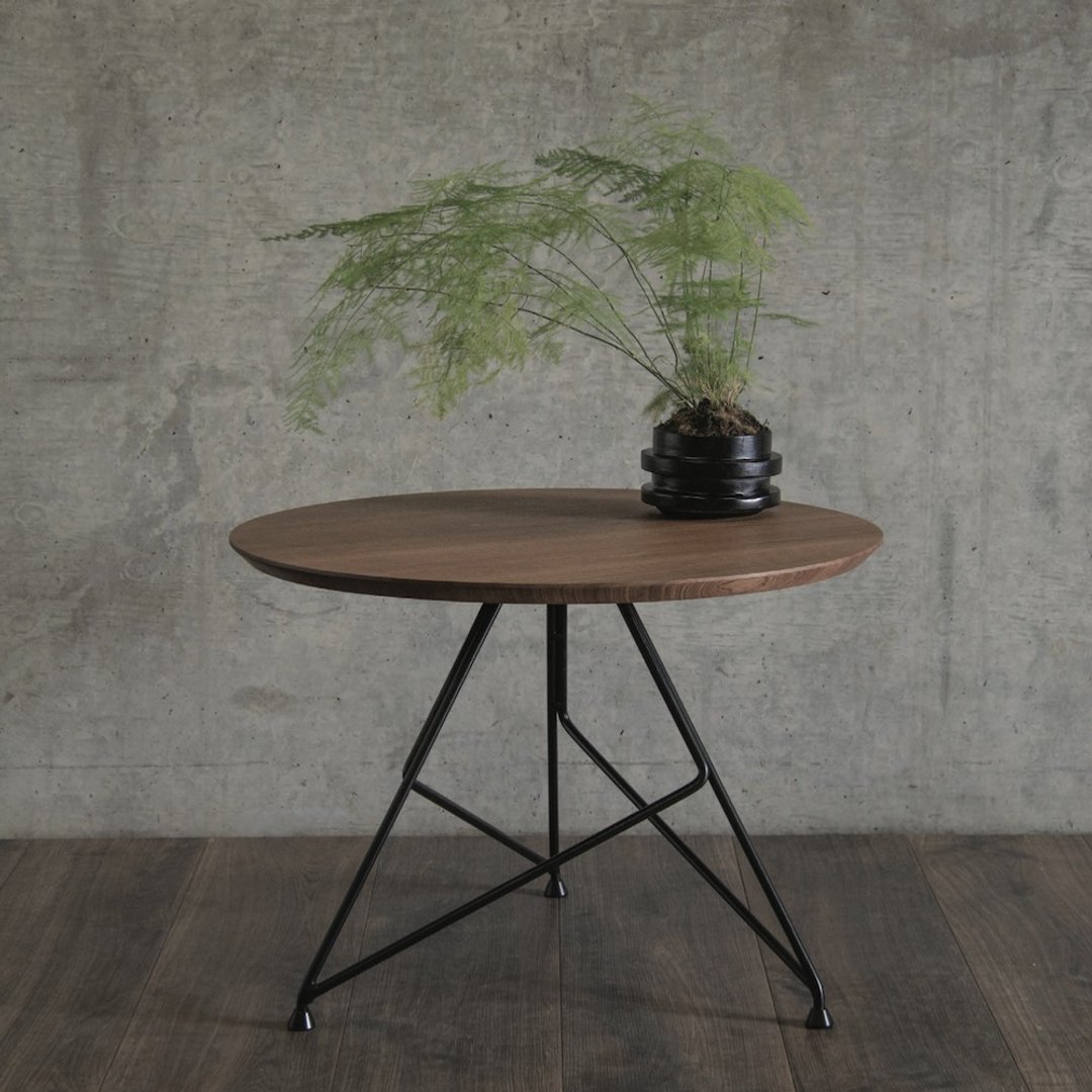 caminoXMASSIMO Euphony Coffee Table 胡桃实木圆桌 咖啡桌 边桌 - 其他家具 - 木头 咖啡色