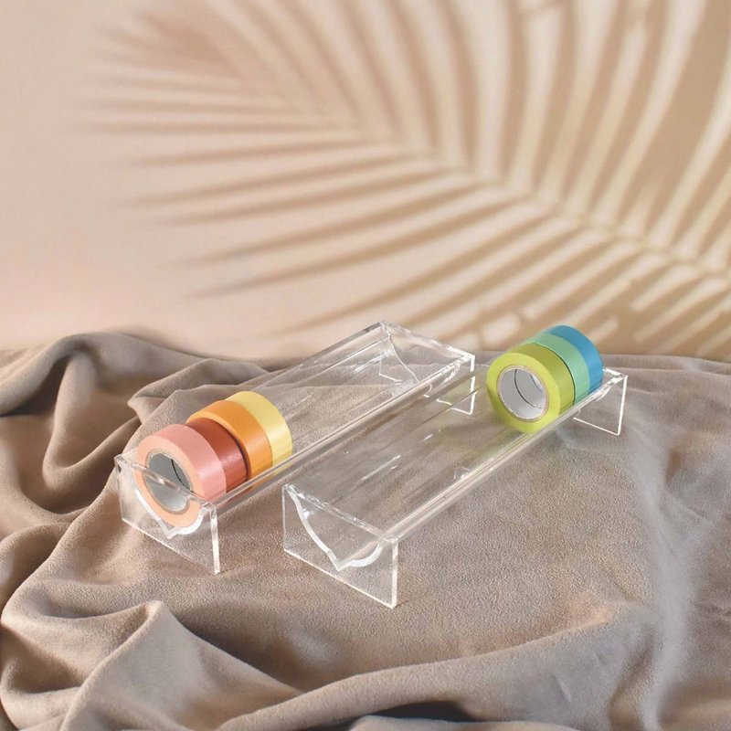 【美的空间】透明压克力纸胶带收纳陈列展示架(1组2入) - 收纳用品 - 压克力 透明