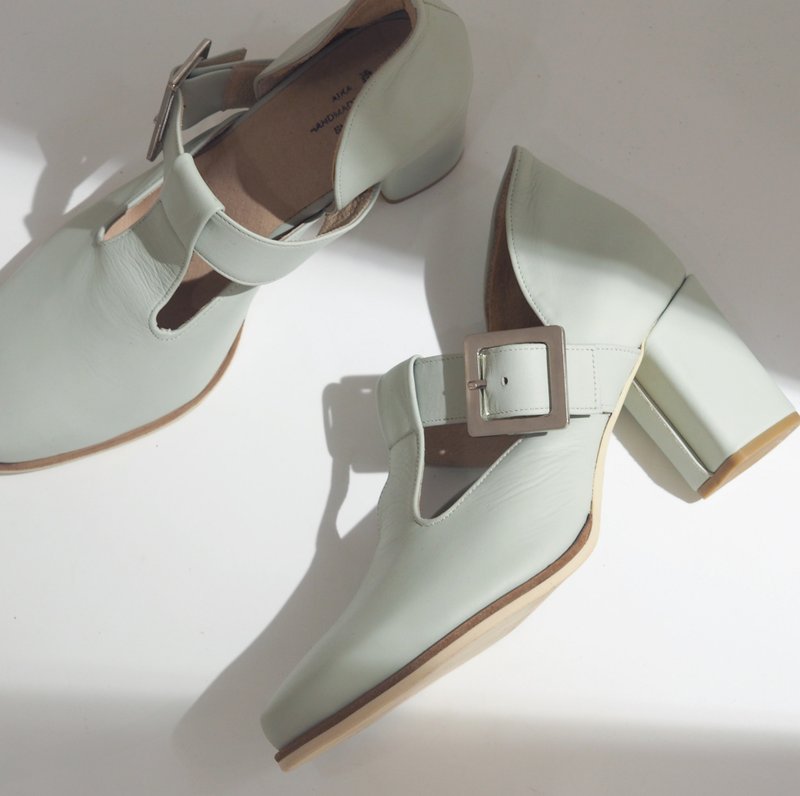 展示品出清 - 爱花却尔西 Eu37# - 女款短靴 - 真皮 白色