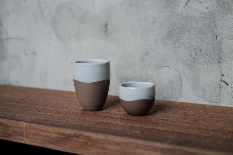 茶杯 l 银狐白釉 小茶杯 - 茶具/茶杯 - 陶 白色