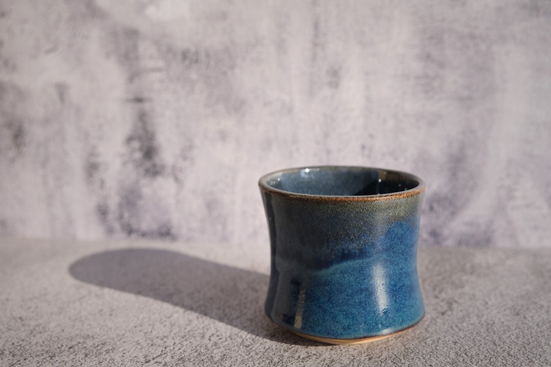 湛蓝海流 - 茶杯 陶器 - 茶具/茶杯 - 陶 蓝色