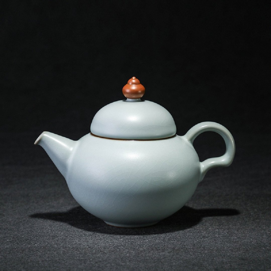 <天青汝窑>  童心壶 (小)  茶具  茶壶 - 茶具/茶杯 - 陶 