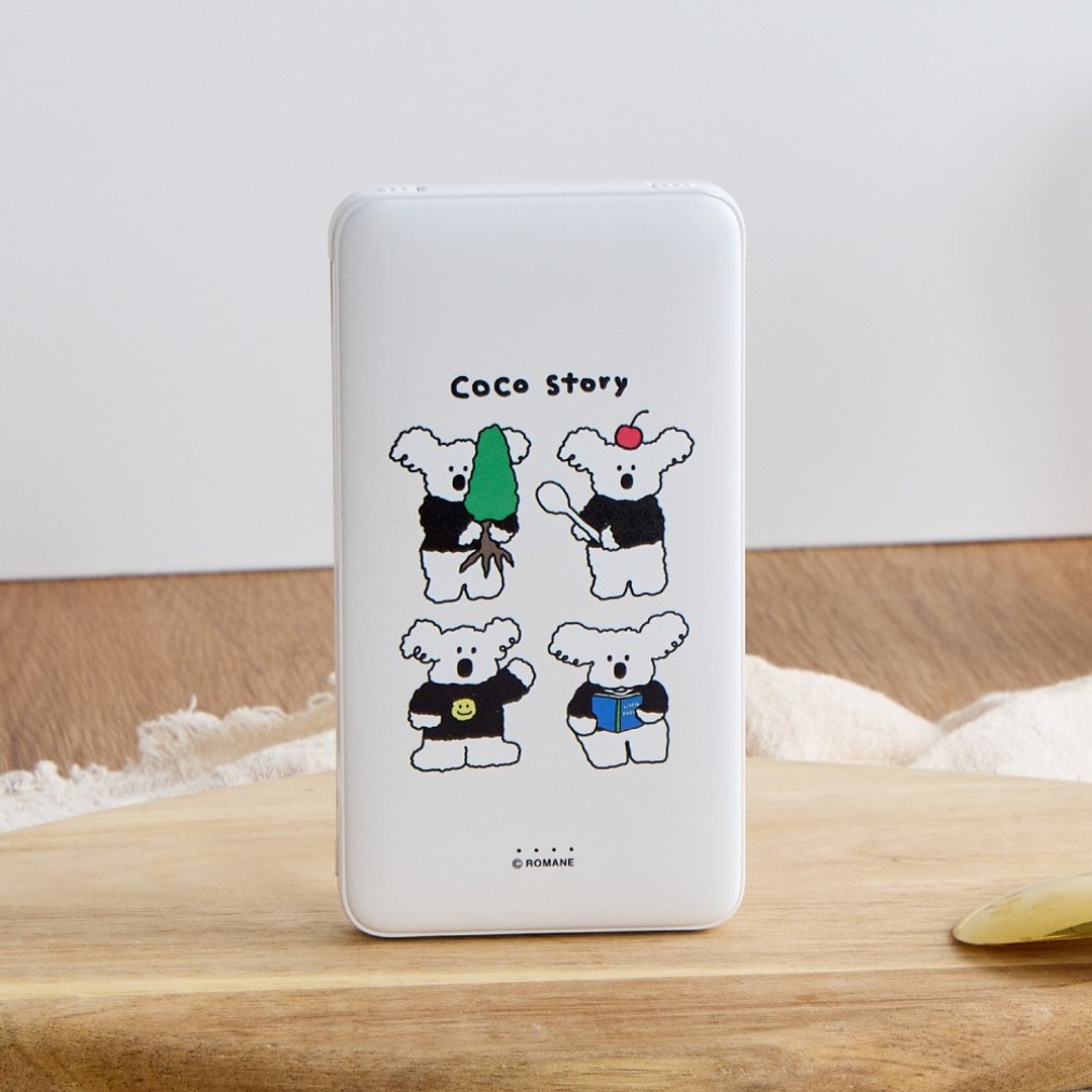 早午餐兄弟Little Coco日常故事双线快充10000mAh行动电源 - 充电宝/传输线 - 塑料 多色