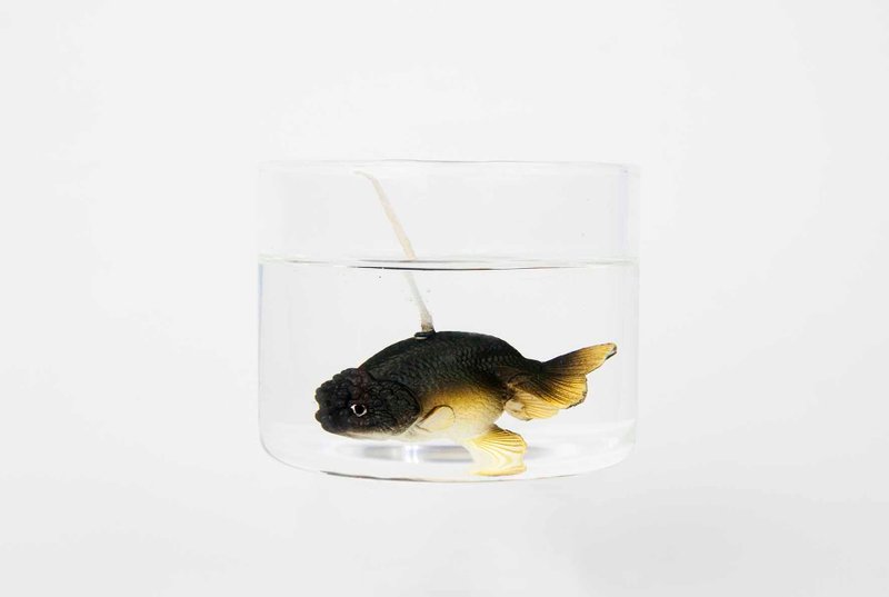 兰寿金鱼香氛蜡烛 - 黑色300ml - 蜡烛/烛台 - 蜡 