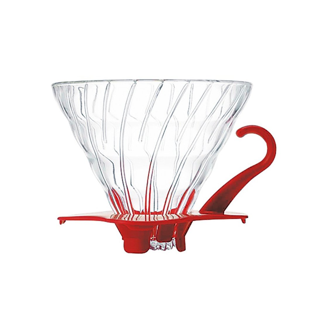 HARIO V60红色02玻璃滤杯/VDG-02R - 咖啡壶/周边 - 玻璃 透明