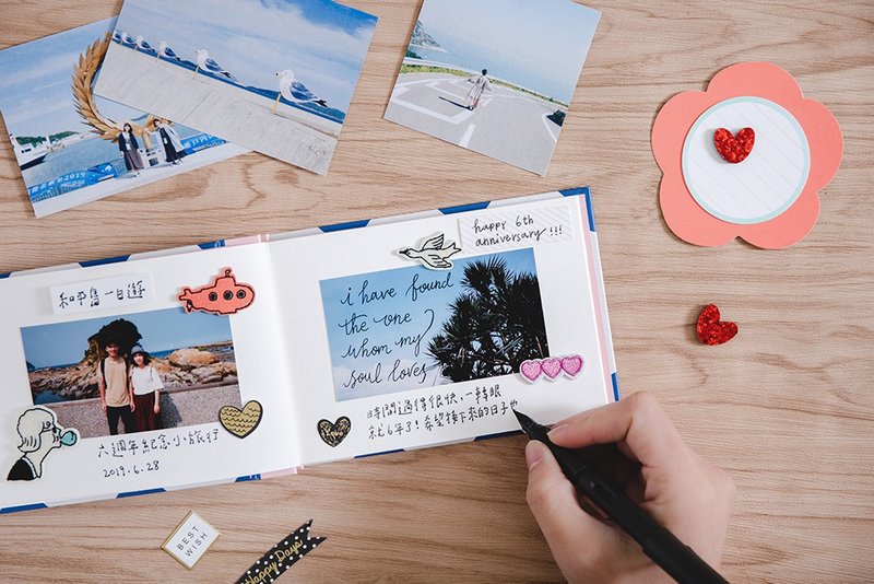 【Jeantopia】相本剪贴组 蓝色圆点 | 9021704 下单前询问现货 - 相簿/相册 - 纸 蓝色