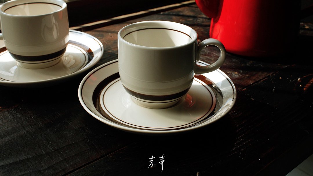 美浓烧线条咖啡杯组 - 咖啡杯/马克杯 - 瓷 