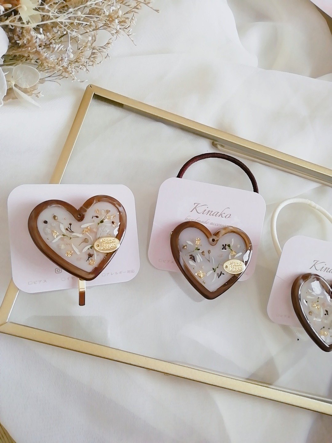 brown hart hairaccessory - 发饰 - 树脂 咖啡色