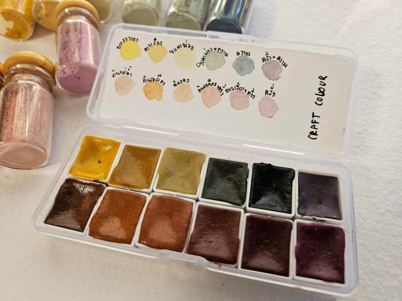 12 种自然色彩的水彩画 - 插画/绘画/写字 - 植物．花 