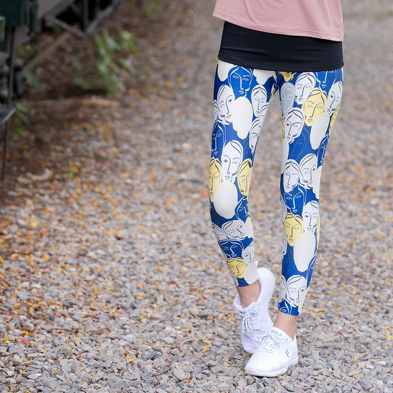 【Miracle】瑜珈裤│藏匿的观者 Stars River - 女装运动裤 - 聚酯纤维 