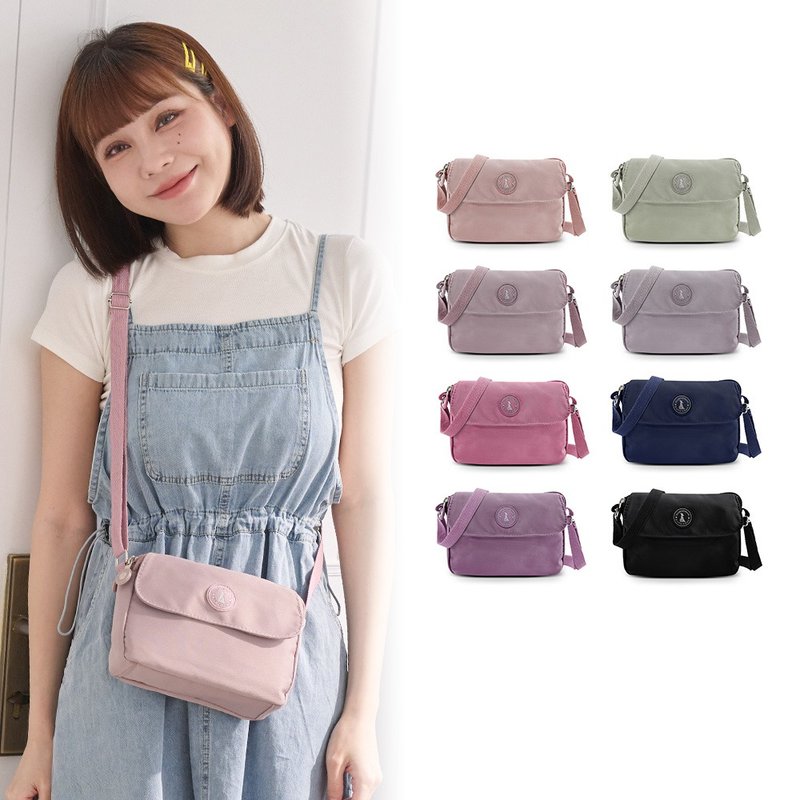 【热销素色】时光旅人 - 知性轻巧百搭斜背小包 - 共八色 - 侧背包/斜挎包 - 尼龙 多色