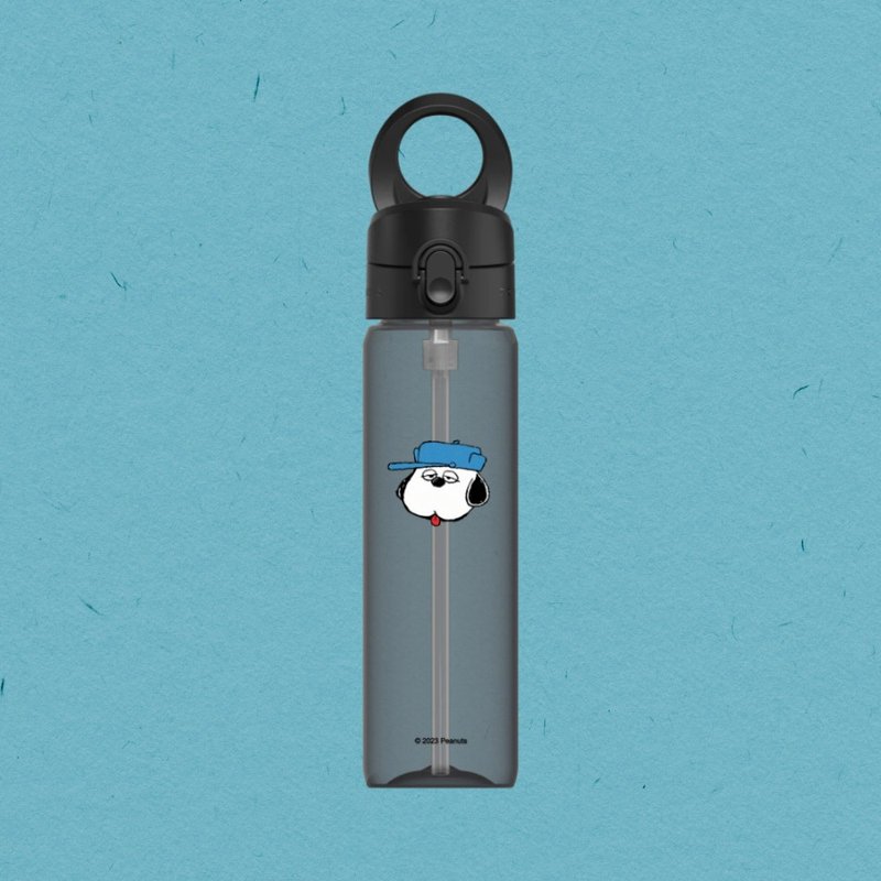 AquaStand磁吸水壶-Tritan800ml(附吸管)|Snoopy史努比/欧拉夫 - 手机座/防尘塞 - 塑料 多色