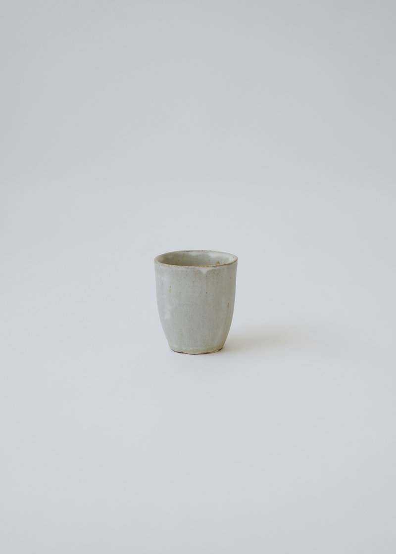 粉引杯 - 茶具/茶杯 - 陶 白色