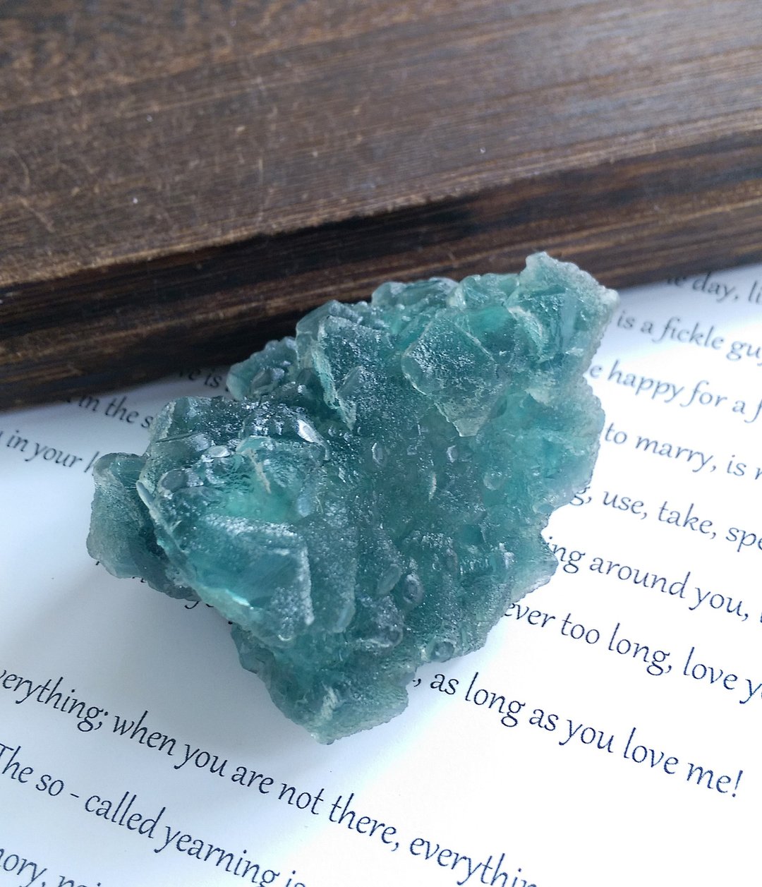 Fluorite 内蒙产地 蓝萤石 天然矿石 原矿 - 摆饰 - 其他材质 