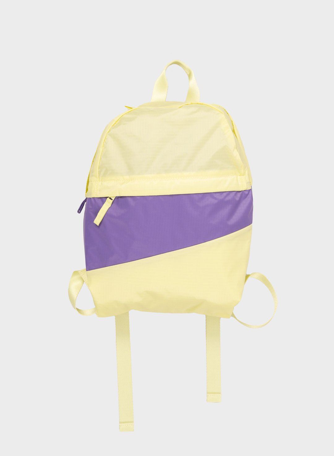 Foldable Backpack, Joy & Lilac, MEDIUM 防泼水轻量后背包 淡黄 - 后背包/双肩包 - 尼龙 黄色
