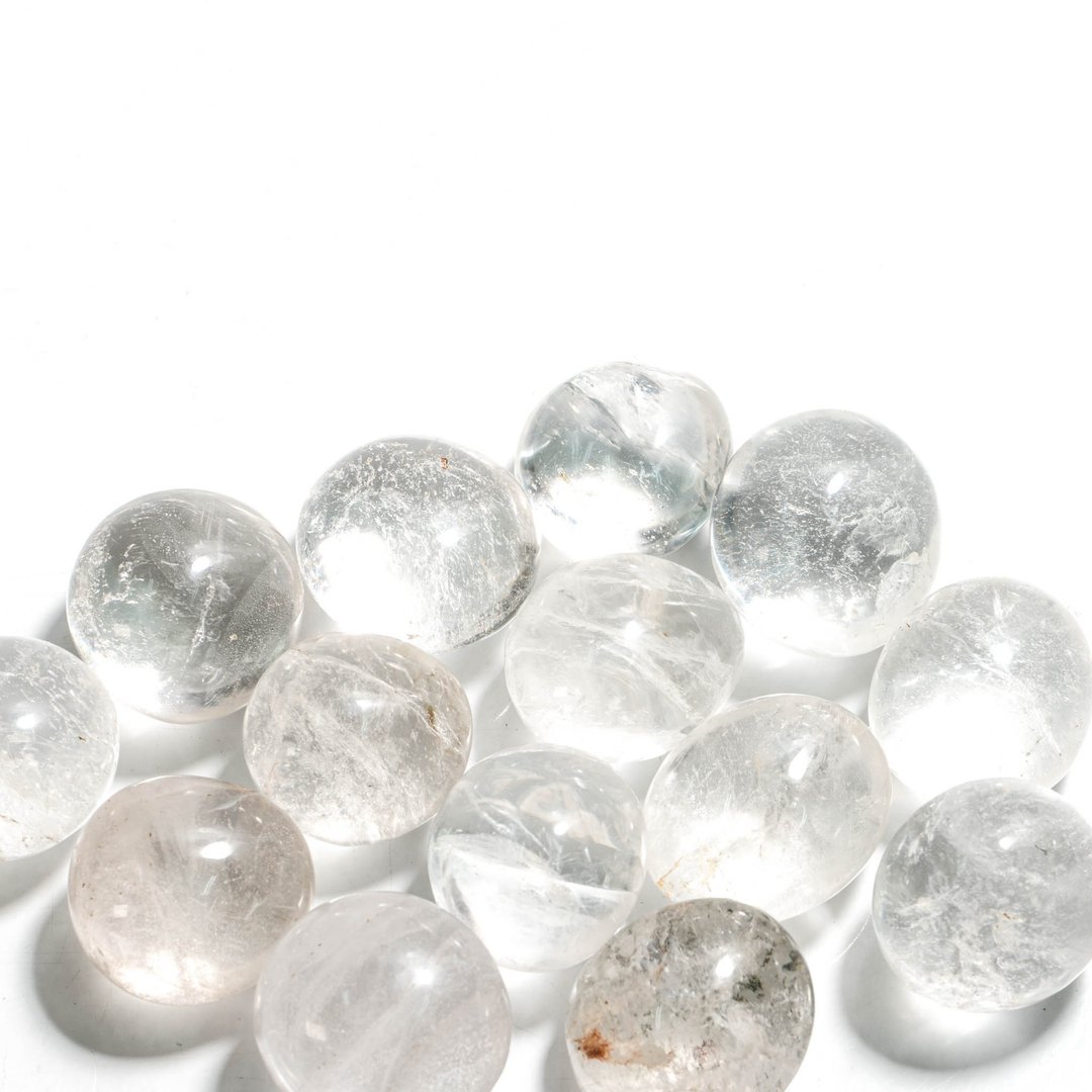 滚石系列-白水晶 200g - 摆饰 - 半宝石 透明