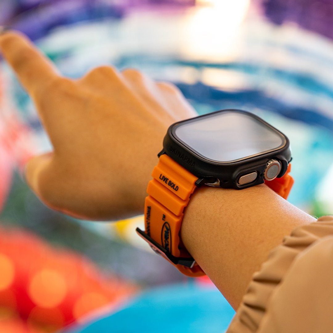 Apple Watch Ultra 49mm Gado透亮防刮抗指纹保护壳(2色) - 表带 - 塑料 透明