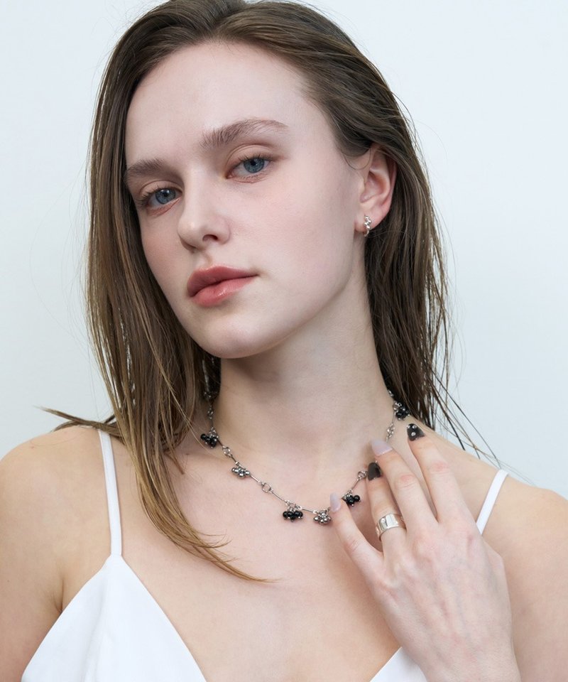 GLIMMER 项链 - 项链 - 不锈钢 银色