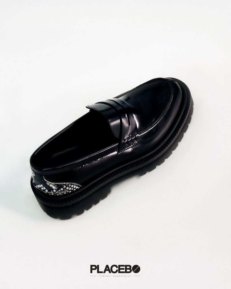 ANIMAL PENNY LOAFER - 其他女款皮鞋 - 真皮 黑色