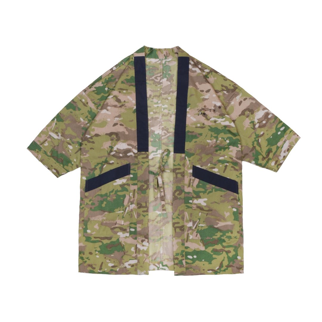 oqLiq - Project 01.2 - CAMO NORAGI 野良着 多地形迷彩(正常版) - 男装外套 - 棉 绿色