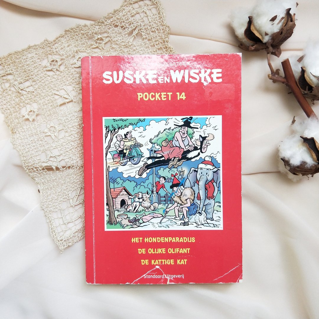 【好日恋物】荷兰早期印刷漫画古书SUSKE EN WISKE - 刊物/书籍 - 纸 多色