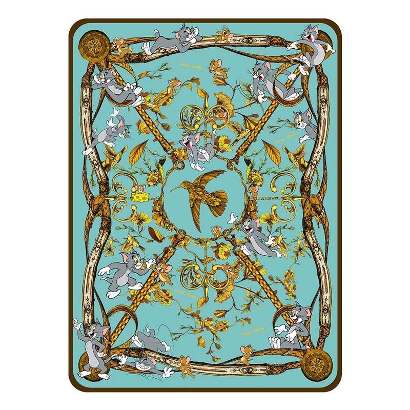 (Tom and Jerry) 汤姆猫与杰利鼠 胜利之歌(水蓝) 衍缝野餐垫 - 野餐垫 - 其他材质 蓝色