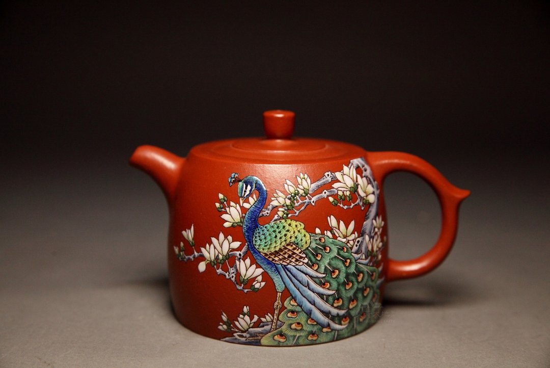 【一枝清韵】龙山堂 单件收藏作品 两岸合作先驱 吴郎大师釉上彩 - 茶具/茶杯 - 陶 