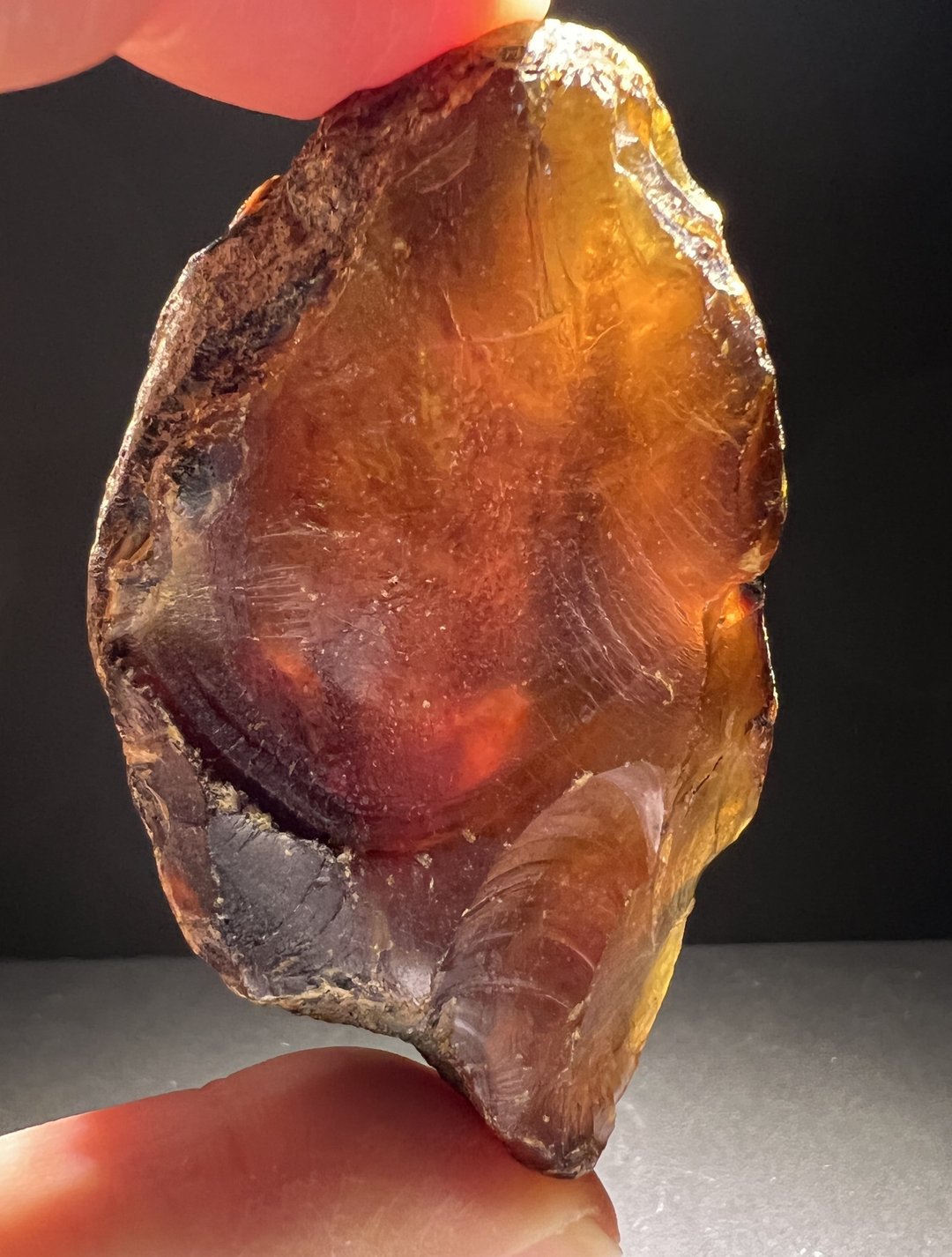 琥珀 Amber 蓝珀 天然苏门答腊蓝珀 30克 墨西哥蓝珀 原石 原矿 - 摆饰 - 半宝石 金色