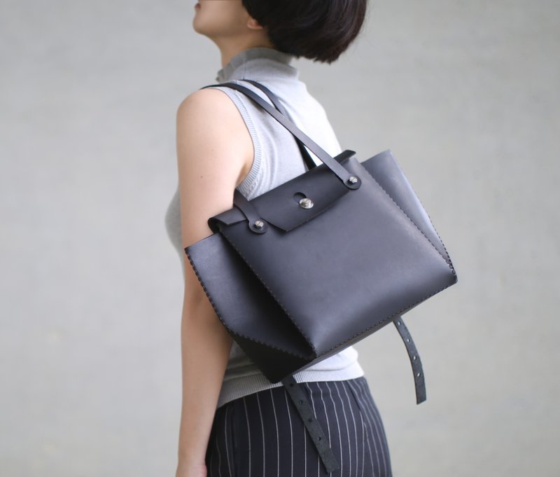 Miss L_自由组装植鞣皮革肩背包/后背包【自组装品】 - 皮件 - 真皮 