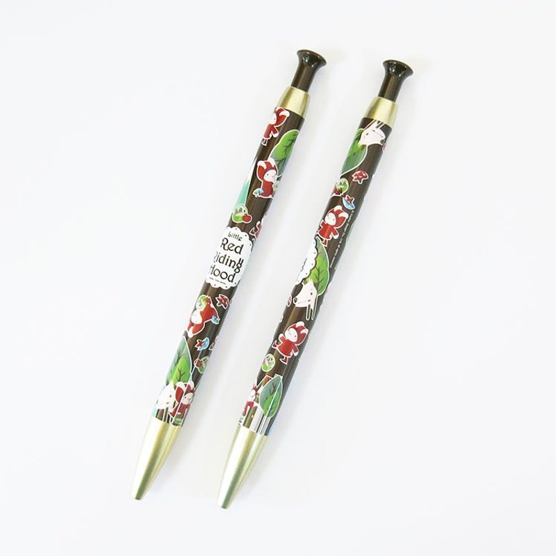 Foufou-0.5mm原子笔 - 经典款.小红帽森林 - 圆珠笔/中性笔 - 塑料 红色