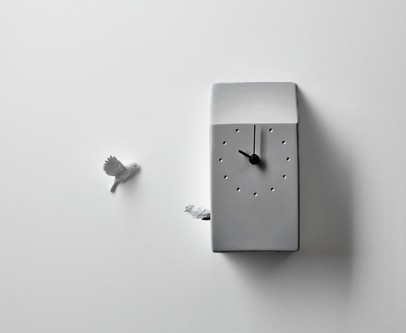 haoshi 良事设计 咕咕钟 - 家 - 深灰色版 - 时钟/闹钟 - 树脂 灰色