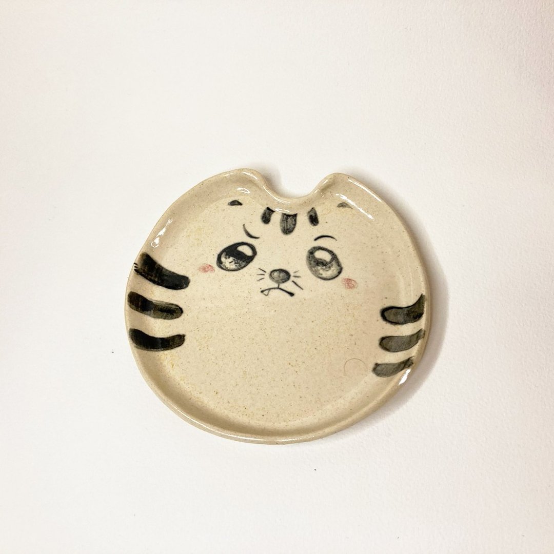 猫盘-盘器 - 盘子/餐盘/盘架 - 陶 