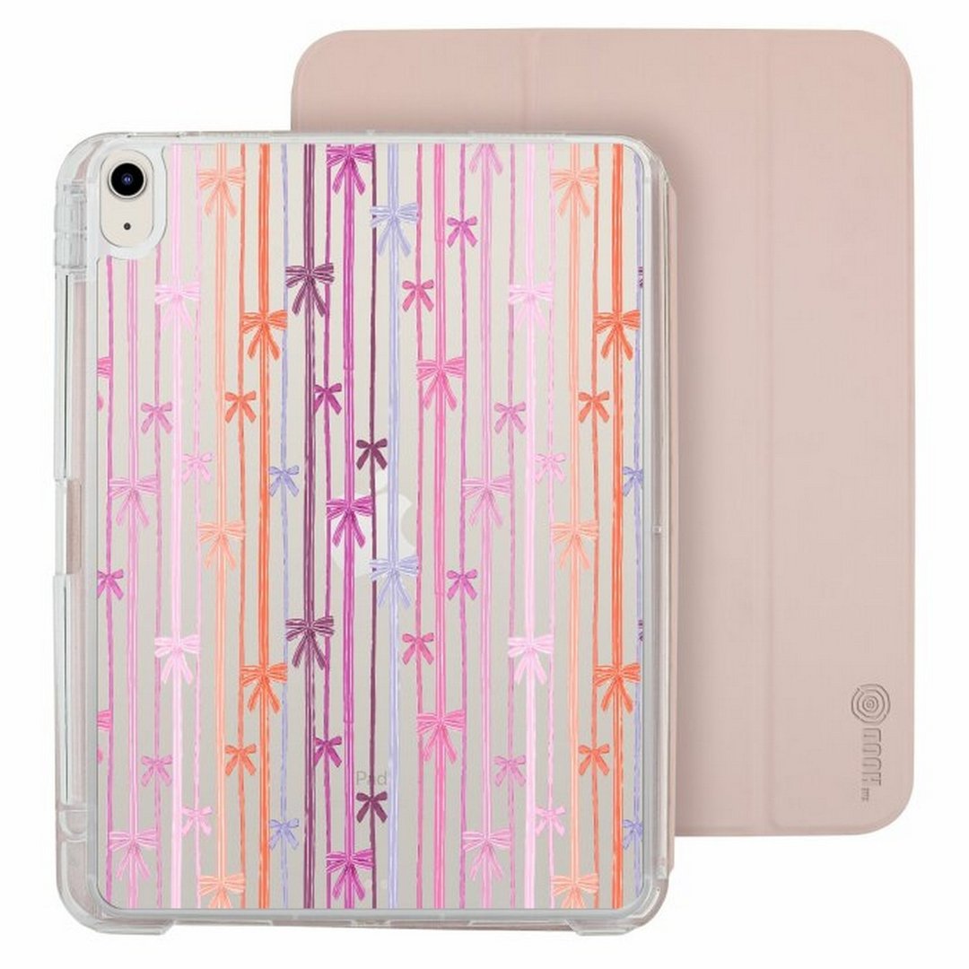 幻彩蝴蝶结 iPad Air /Pro 2024mini7可拆式防摔透明 实色折套 - 平板/电脑保护壳 - 塑料 多色