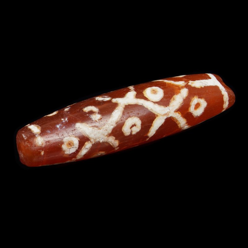 西亚网格状(蜂巢状)15眼红玉髓古珠 - 其他 - 其他材质 