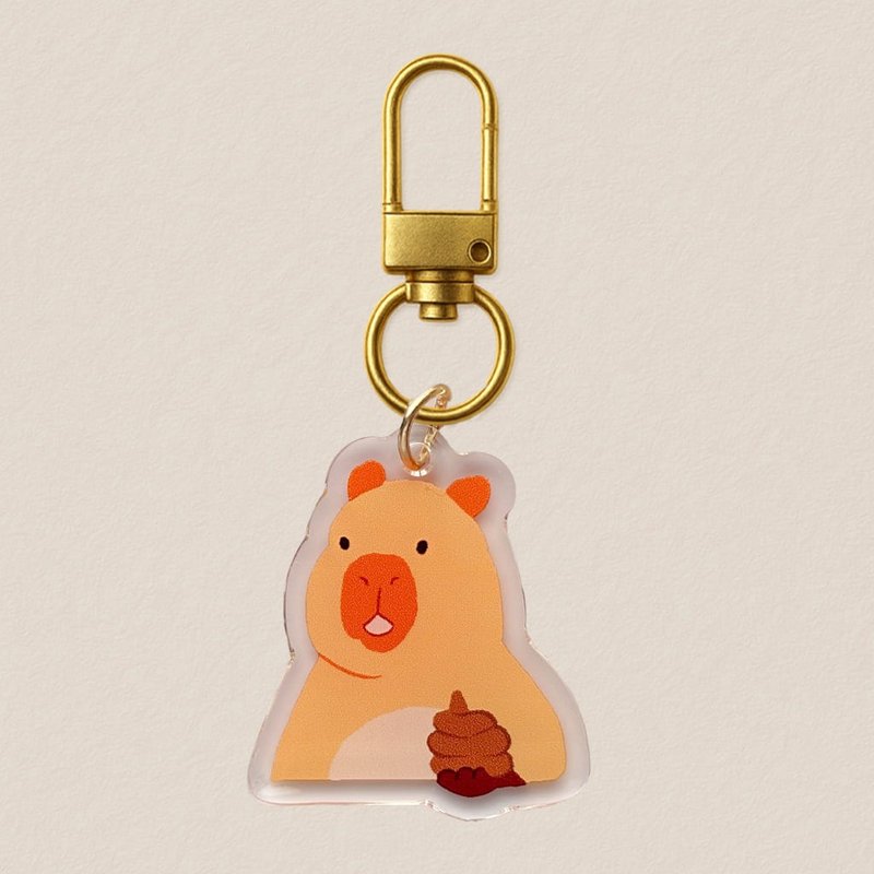 压克力吊饰-给你大便 40mm写实风格插画 - 吊饰 - 压克力 